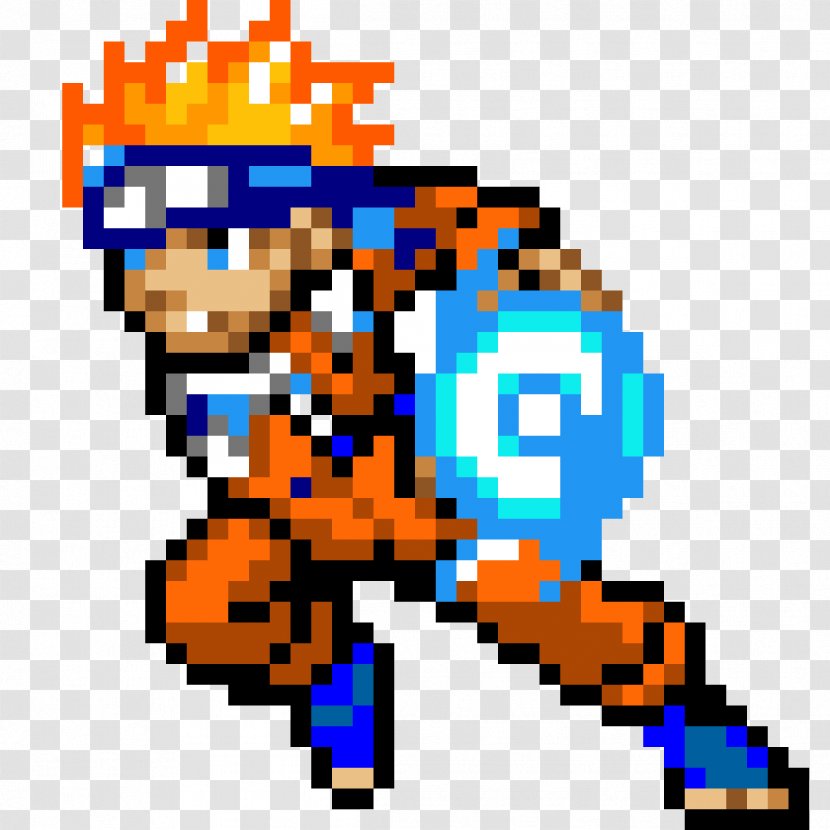 Pixel Art Naruto Minecraft - Deviantart - Pixels Transparent PNG