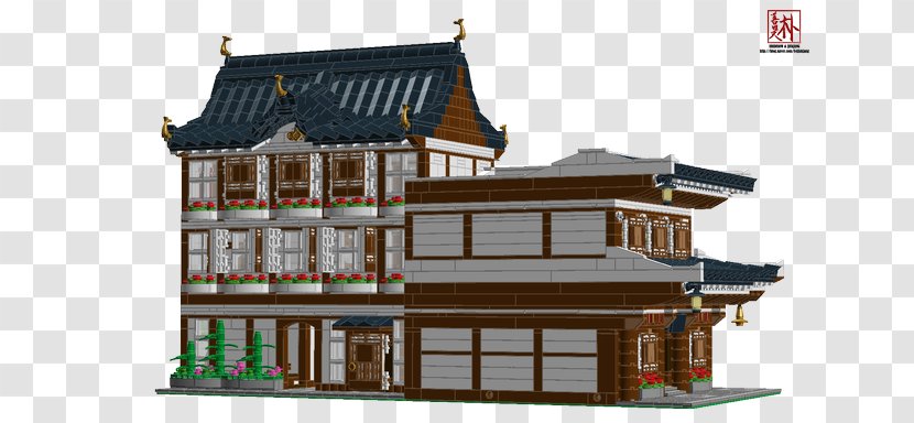 House Person In Antique Shop #1 Home Japan Building - Architectural Engineering - Japanese Clouds Transparent PNG