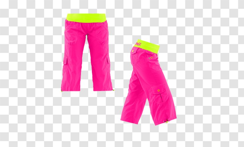 Capri Pants Cargo Pink Jeans - Blue - Zumba Transparent PNG