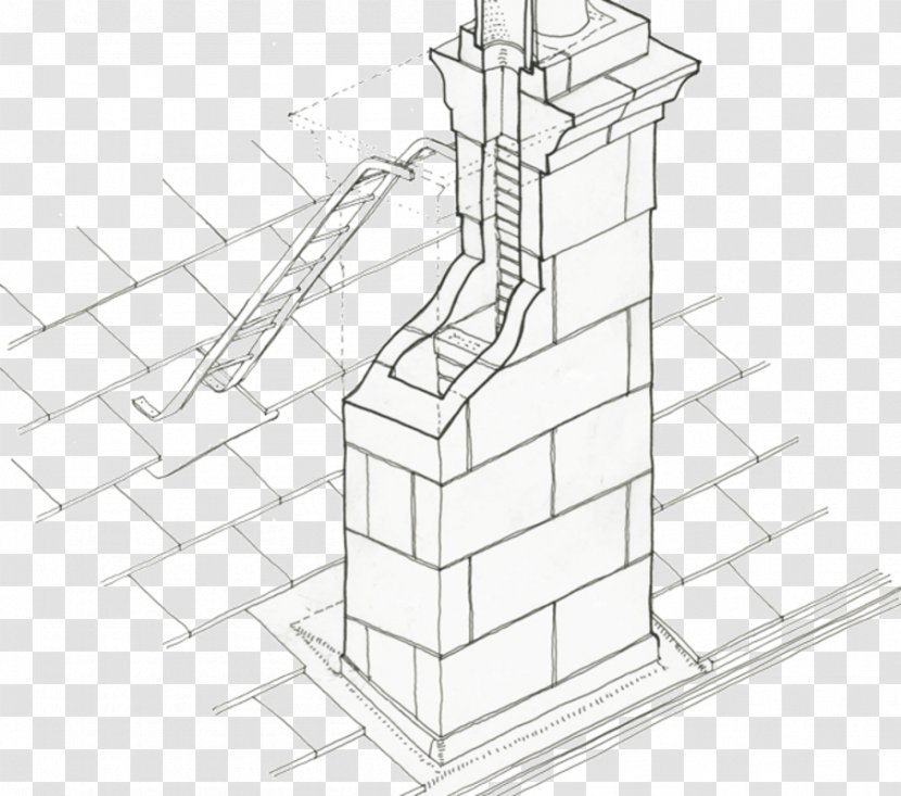 Chimney Sweep Cutaway Drawing Fireplace - Diagram Transparent PNG