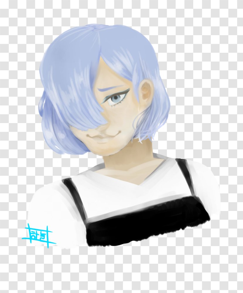 Wig Black Hair Cartoon Microsoft Azure - Watercolor Transparent PNG