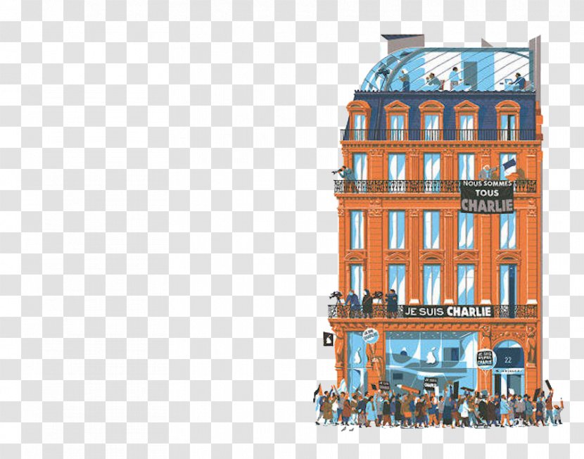 750 Years In Paris Illustrator Architecture Illustration - Building Painted Transparent PNG