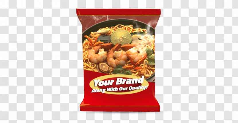 Vegetarian Cuisine Instant Noodle Namchow (Thailand) Co.,LTD. Private Label Food - Ingredient - Packing Bag Design Transparent PNG