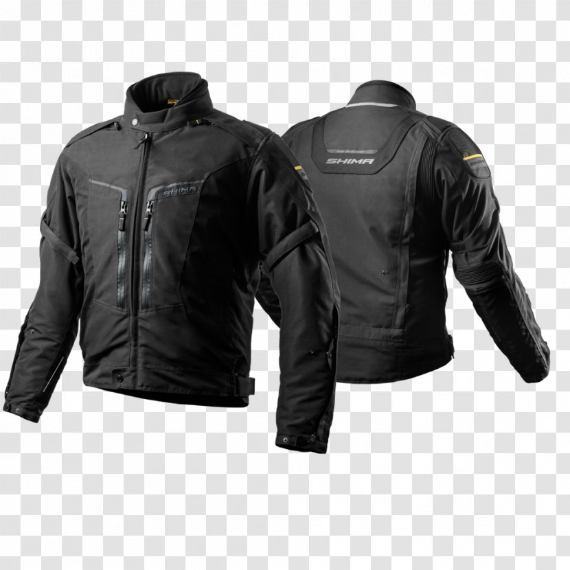 Leather Jacket Clothing Giubbotto Longewala - Sleeve Transparent PNG