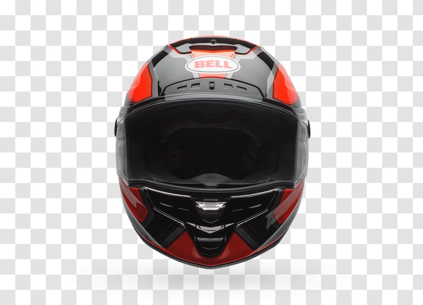 Motorcycle Helmets Bicycle Orange Bell Sports - Lacrosse Protective Gear Transparent PNG