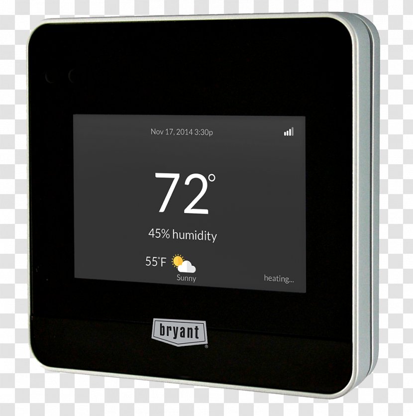 Bryant, Wisconsin Smart Thermostat Home Automation Kits HVAC - Multimedia Transparent PNG