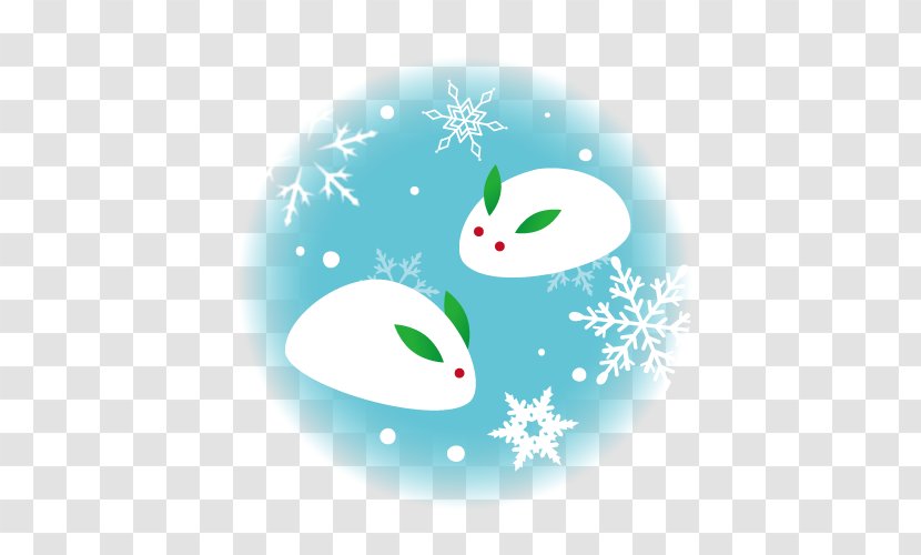 Winter Snow Rabbit. - Fictional Character Transparent PNG