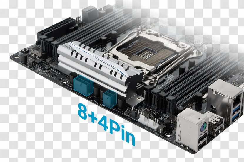Intel X99 Motherboard LGA 2011 Computer - Atx - Power Socket Transparent PNG