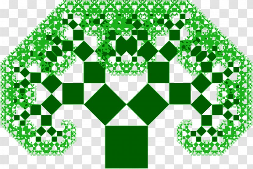 Computer Science Pythagoras Tree Pythagorean Theorem Fractal - Love Transparent PNG