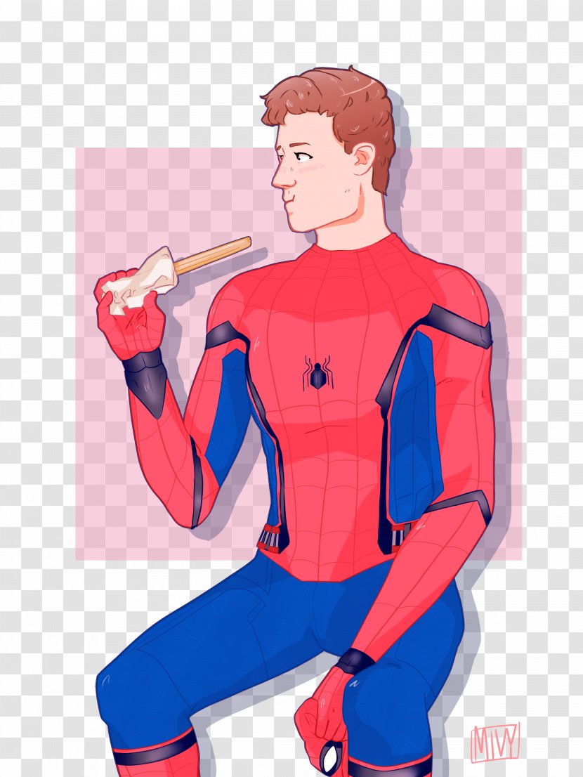 Spider-Man: Homecoming Ned Leeds Artist - Frame - Typical French Man Cartoon Transparent PNG