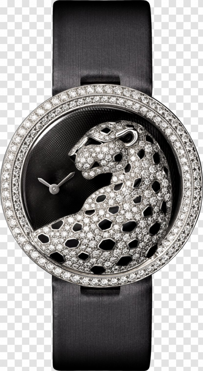Cartier Watch Jewellery Diamond Cut - Gold Transparent PNG