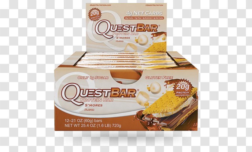 Protein Bar S'more Quest Nutrition High-protein Diet - Biscuits Transparent PNG
