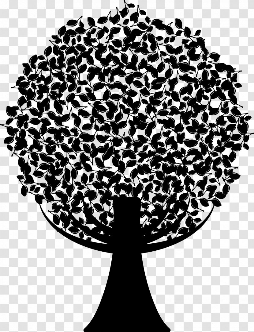 Tree Silhouette Clip Art - Green Abstract Transparent PNG