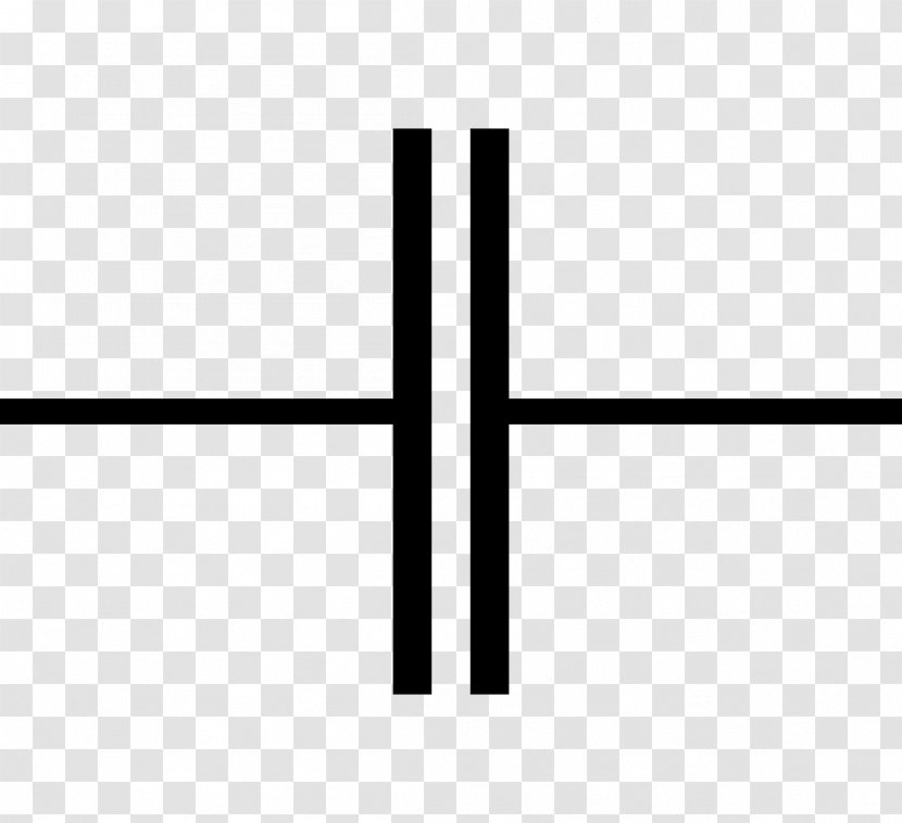 Electronic Symbol Electrolytic Capacitor Circuit Diagram Electronics - Eight Auspicious Transparent PNG