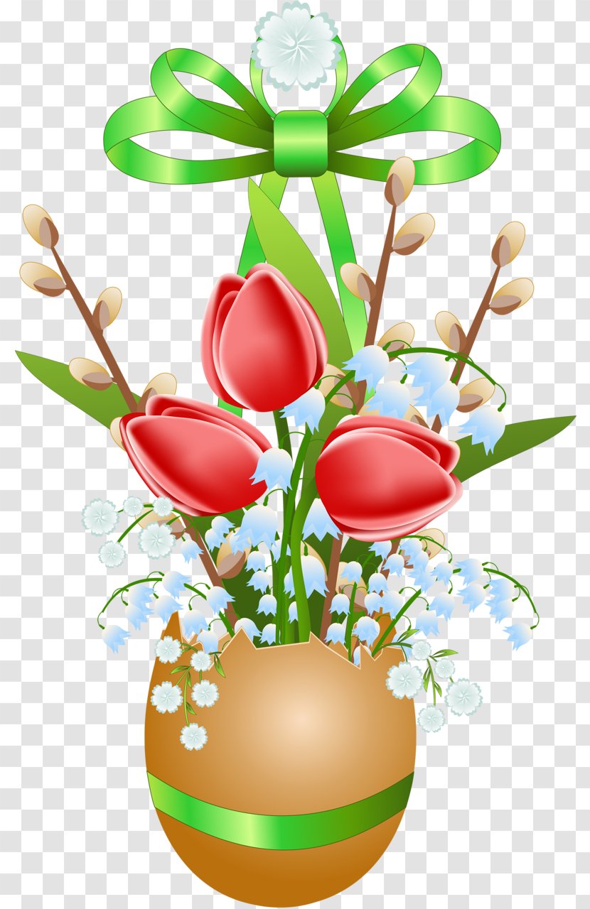 Easter Egg Clip Art - Floral Design - Three Rooms And Two Transparent PNG