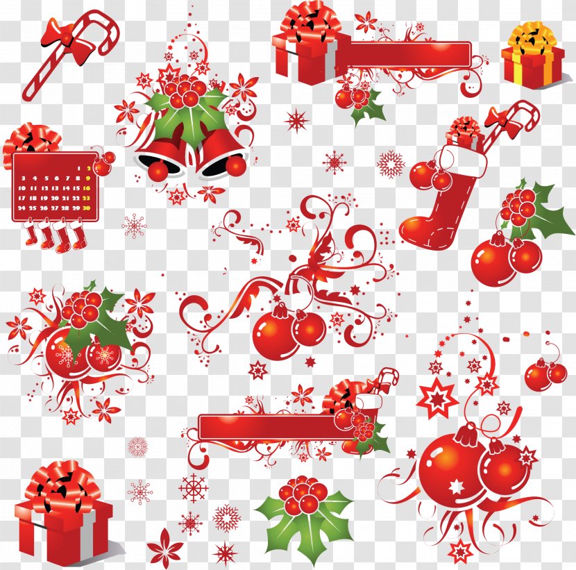 Christmas Decoration Ornament Clip Art - Decor - Elements Picture Transparent PNG