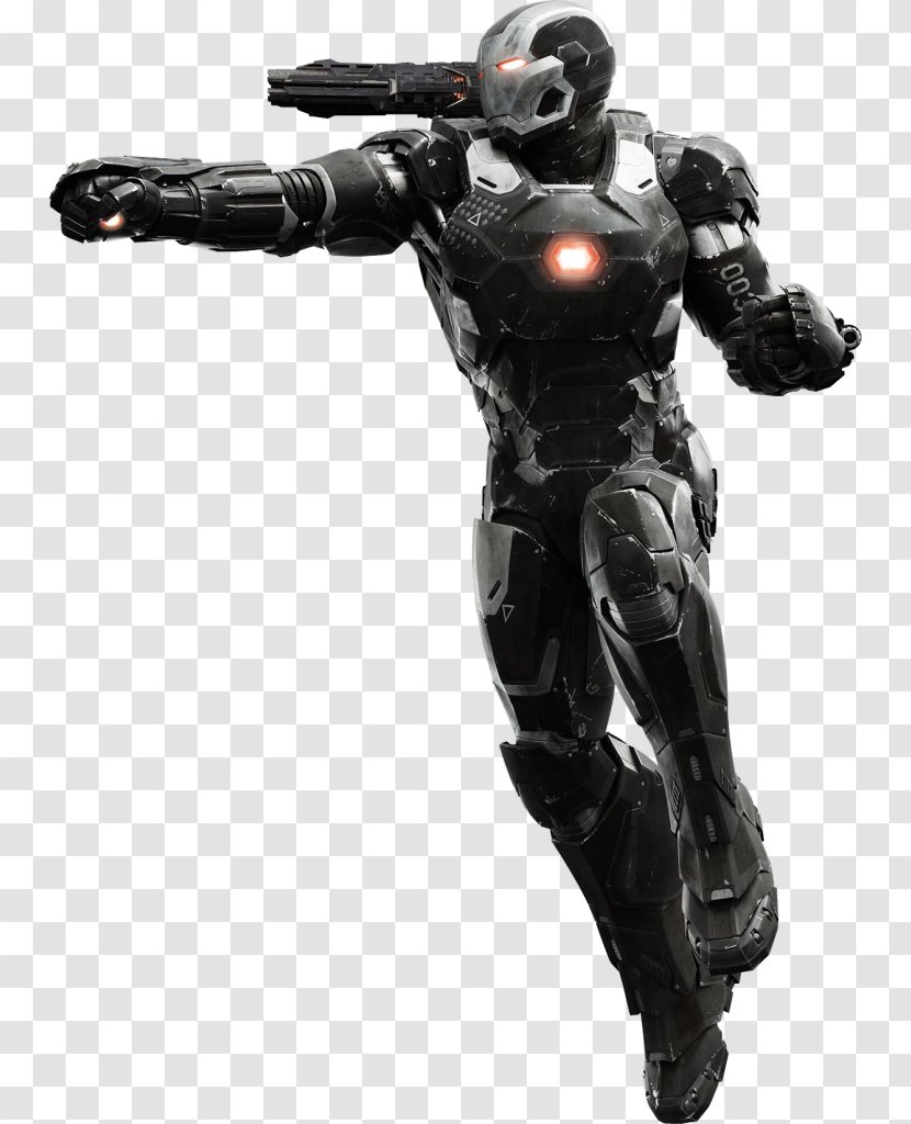War Machine Captain America Iron Man Black Panther Falcon - Action Figure Transparent PNG