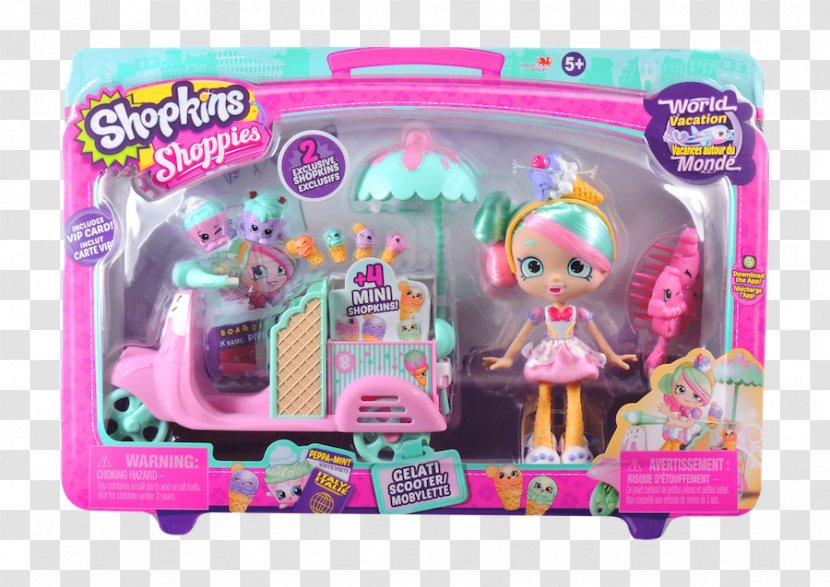 Scooter Shopkins Barbie Toy Doll - Walmart Transparent PNG