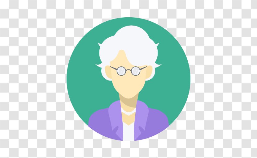 Avatar Old Age Woman - Watercolor - Coriander Transparent PNG