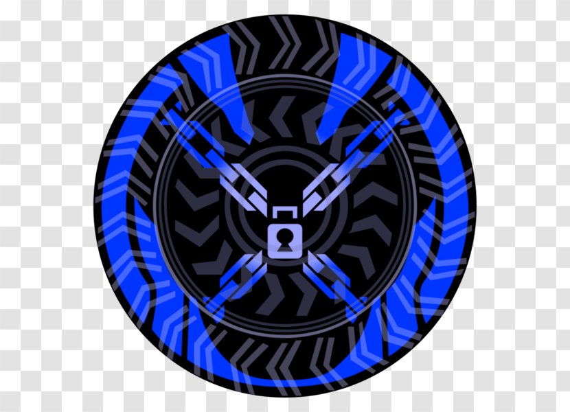 Cobalt Blue Symbol Pattern Transparent PNG