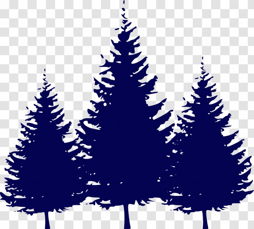 Pine Tree Silhouette Clip Art - Fir-tree Transparent PNG