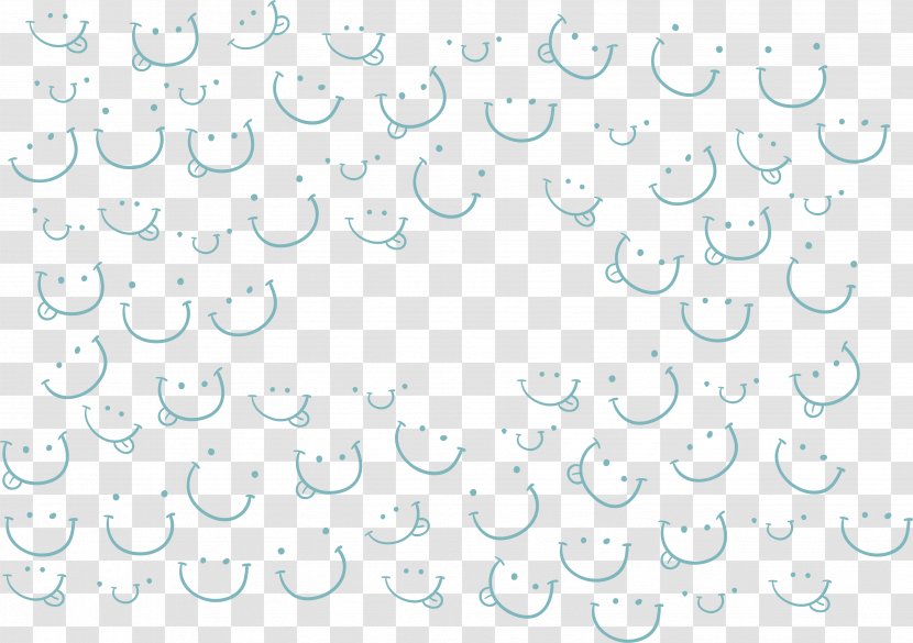 Angle Pattern - White - Hand-painted Smile Transparent PNG