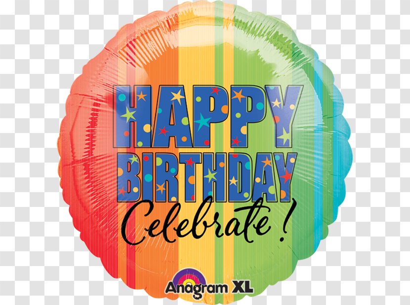 Mylar Balloon Happy Birthday To You Party - Gas Transparent PNG