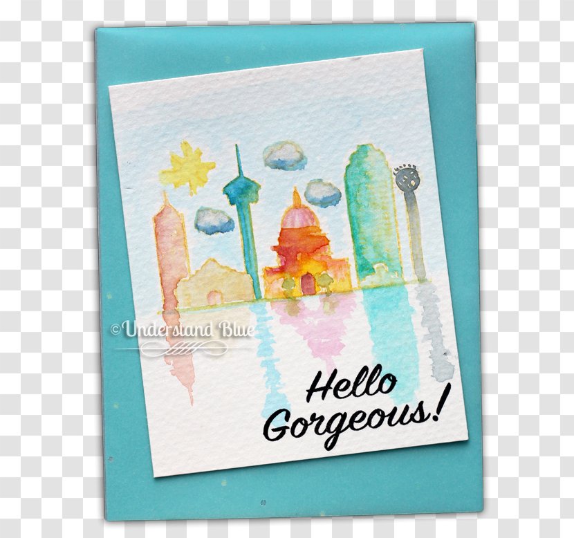 Paper Watercolor Painting Greeting & Note Cards Picture Frames - Frame Transparent PNG