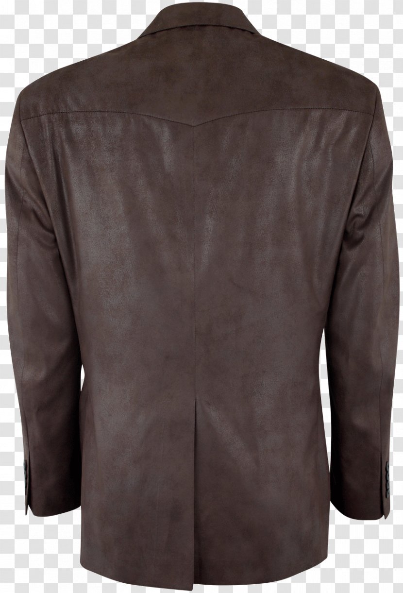 Leather Jacket Blazer - Button - Sport Coat Transparent PNG