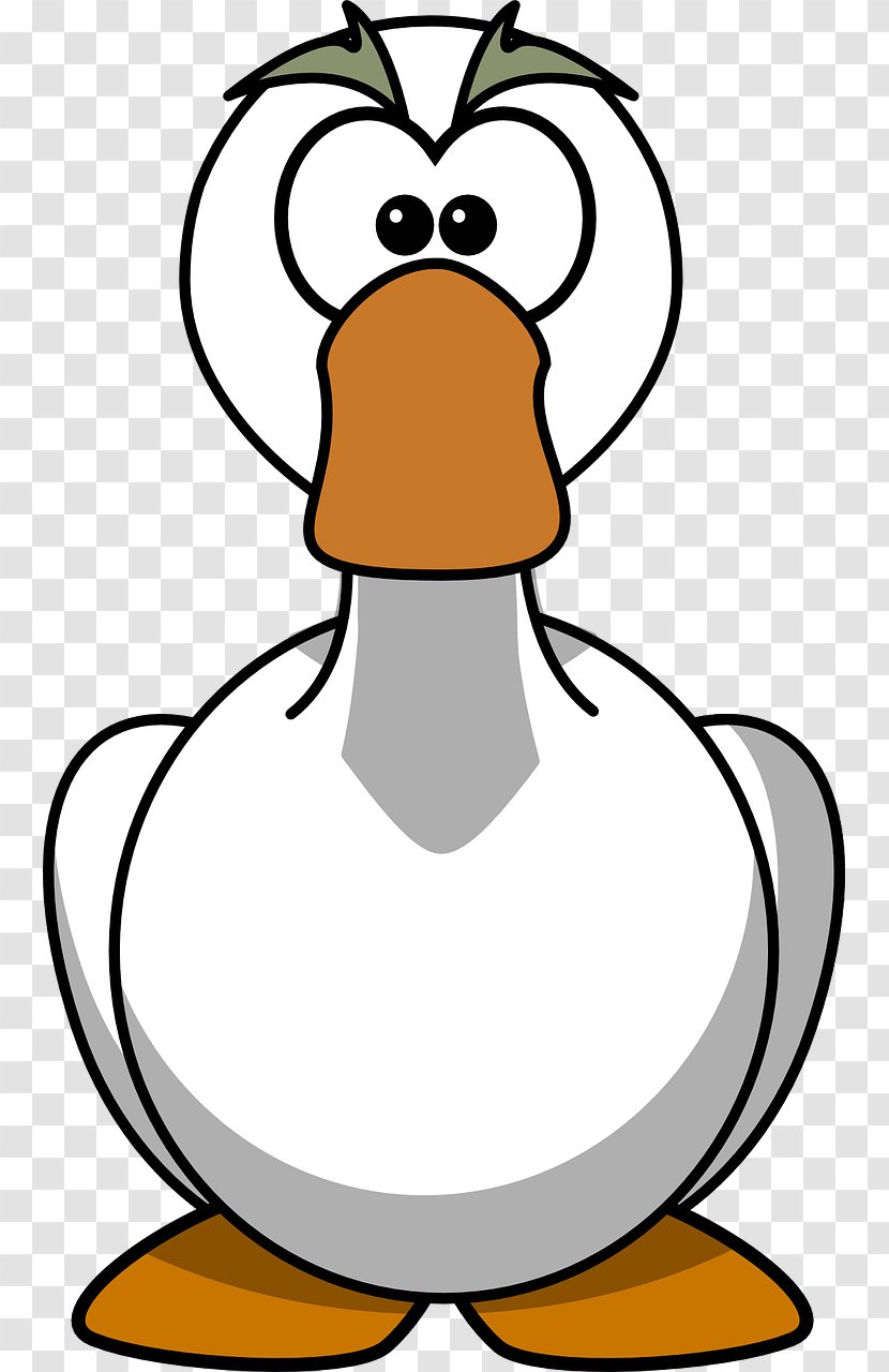 Rubber Duck Clip Art - Comics - Goose Transparent PNG