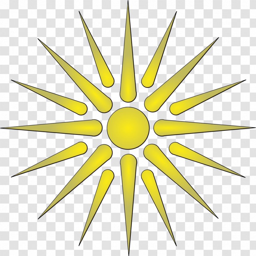 Sun Symbol - Ancient Greece - Symmetry Yellow Transparent PNG