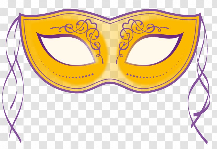 Mask Carnival Euclidean Vector Masquerade Ball - Eyewear - Dance Feather Transparent PNG