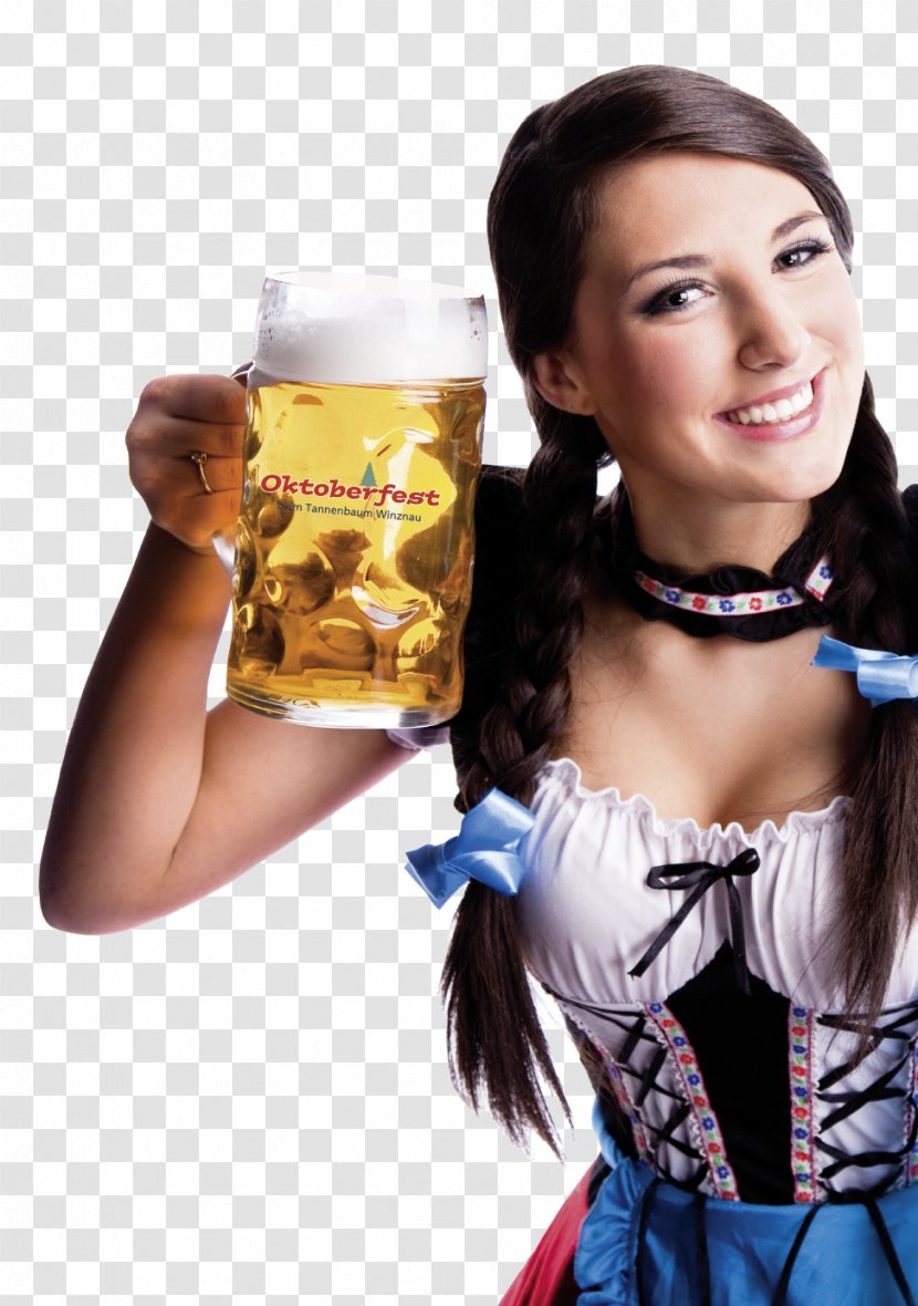 Oktoberfest Beer In Germany German Cuisine Pretzel - Silhouette Transparent PNG