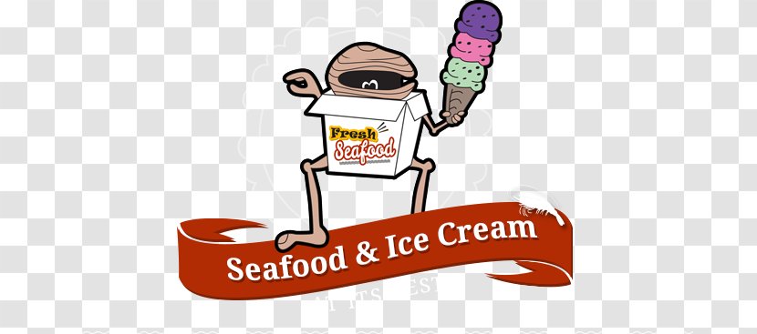 Ice Cream Cones Logo Restaurant Parlor - Bar - Seafood Transparent PNG