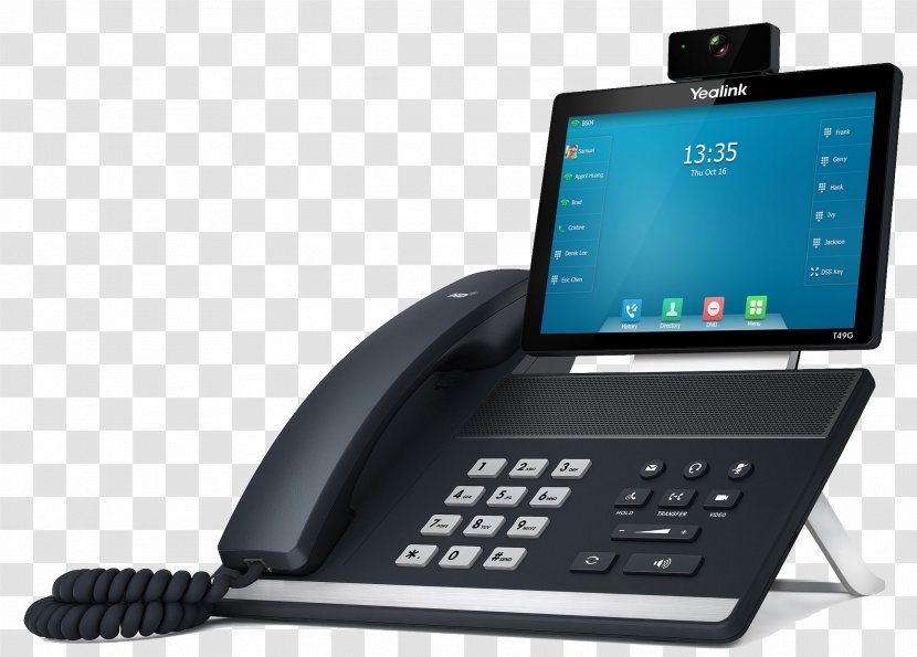 Session Initiation Protocol VoIP Phone Telephone Wi-Fi Voice Over IP - Electronics Transparent PNG