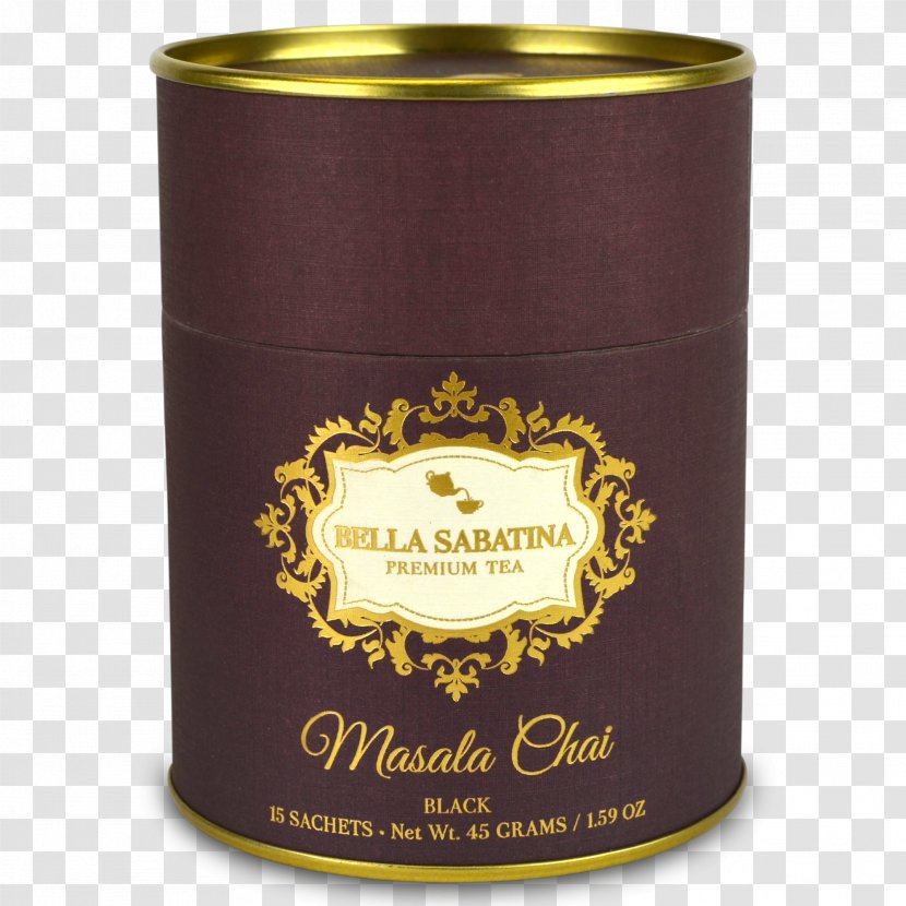 Bella Sabatina Tea Shoppe Masala Chai Caddy Organic Food Transparent PNG