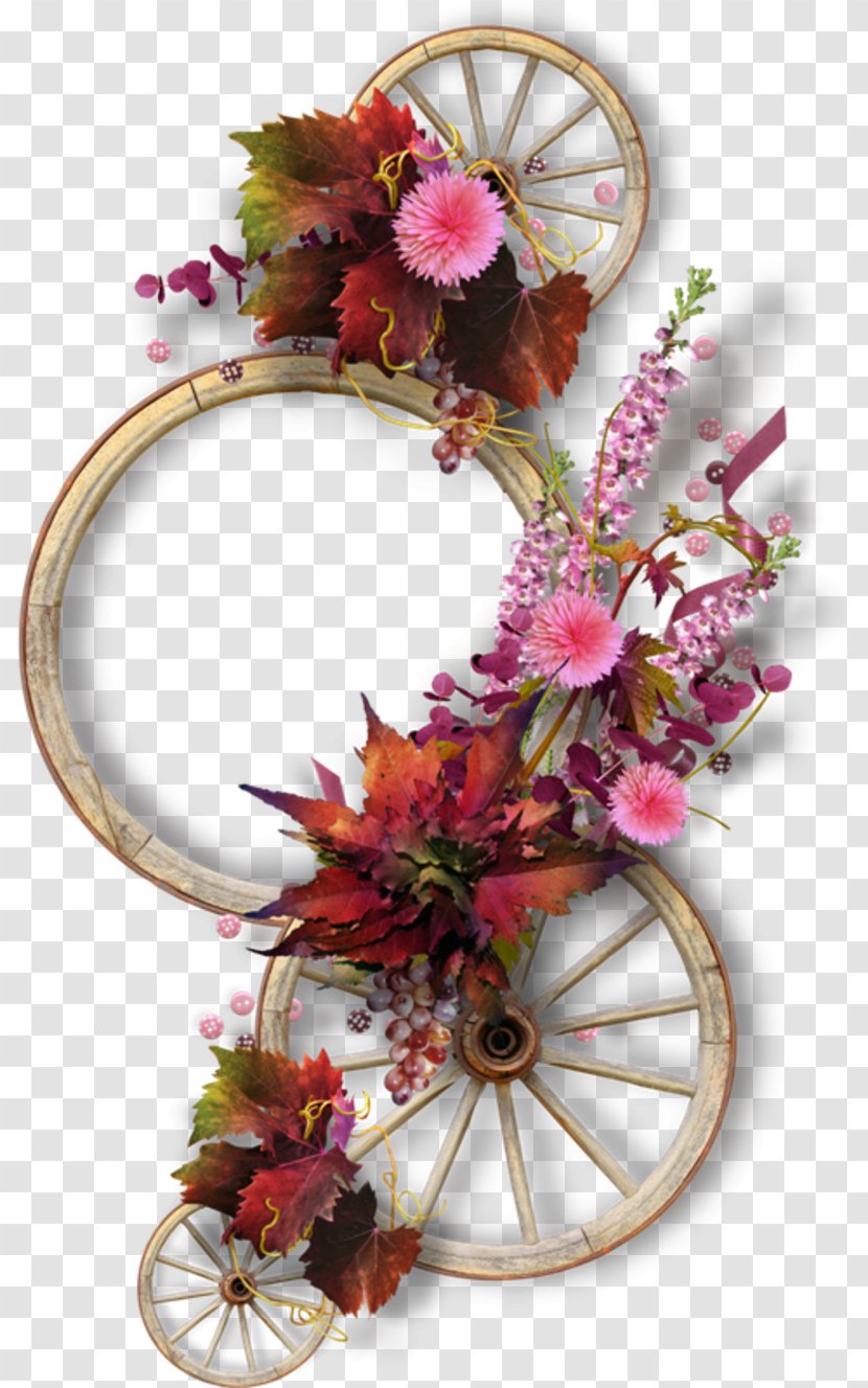 Clip Art - Artificial Flower - Floral Frame Transparent PNG