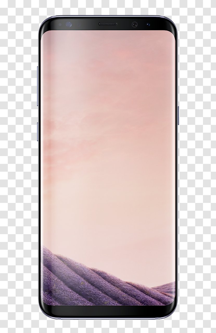 Samsung Galaxy S8+ Orchid Grey Smartphone Transparent PNG