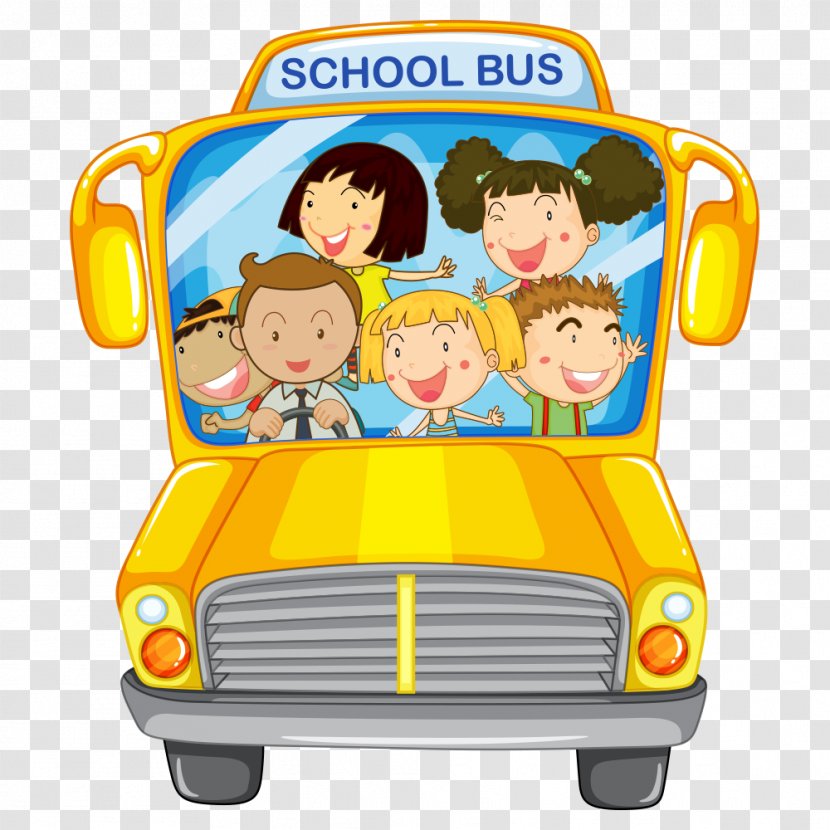 School Bus Clip Art Vector Graphics Image - Play - Kids Surprise Transparent PNG