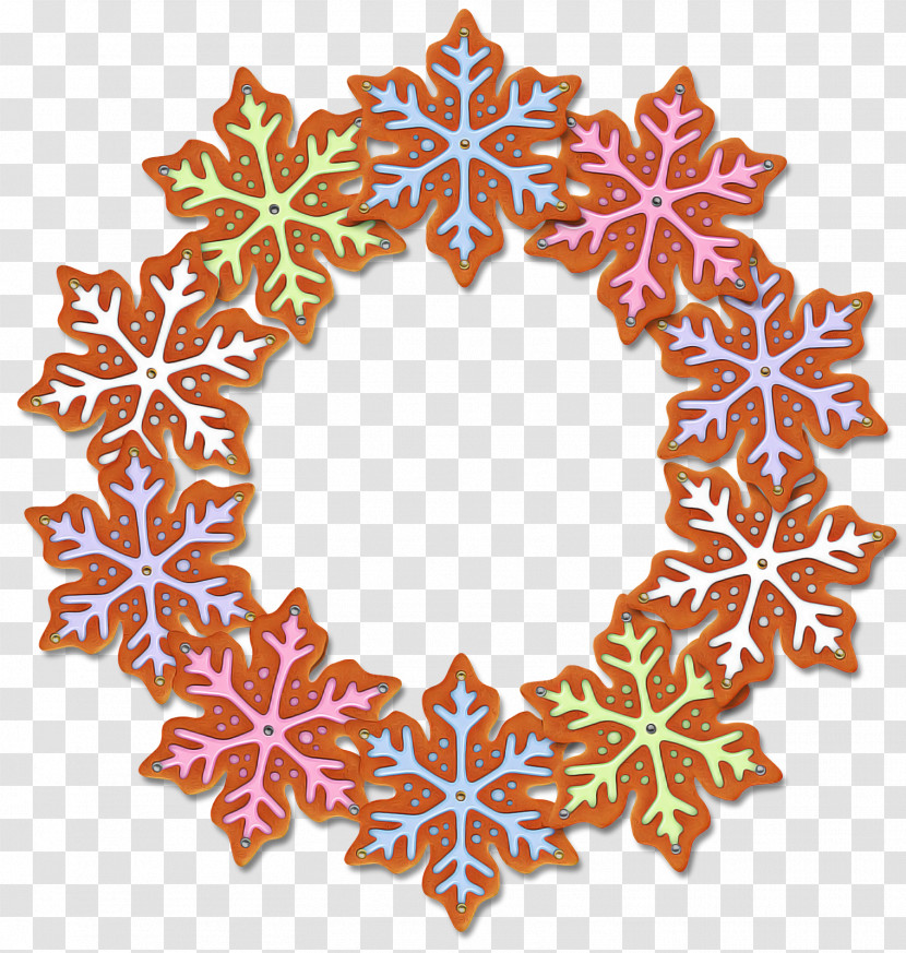 Leaf Wreath Ornament Plant Symmetry Transparent PNG