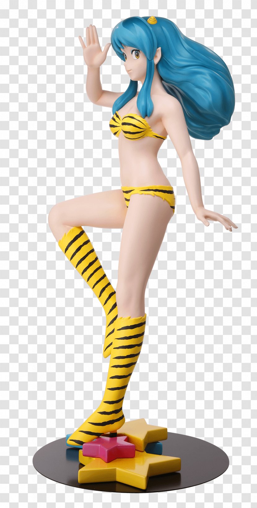 Lum Invader Figurine Statue Model Figure Cosplay - Watercolor - Silhouette Transparent PNG