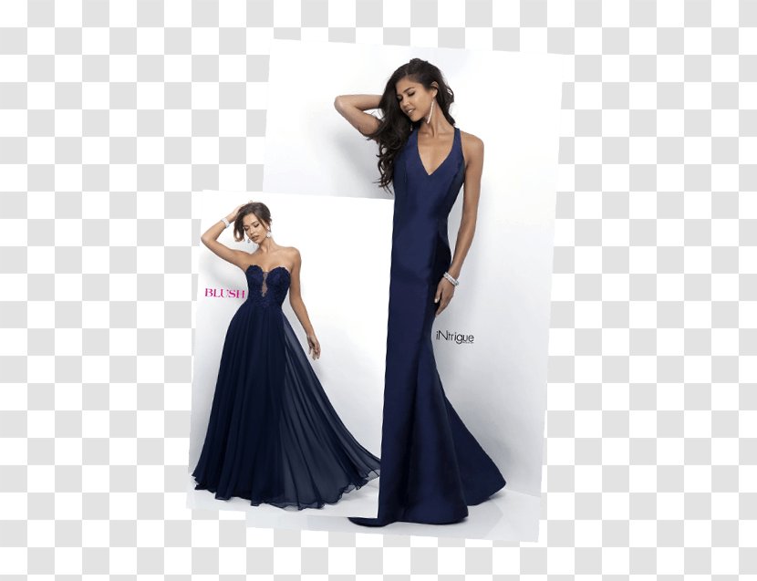 Evening Gown Prom Dress Formal Wear - Silhouette Transparent PNG