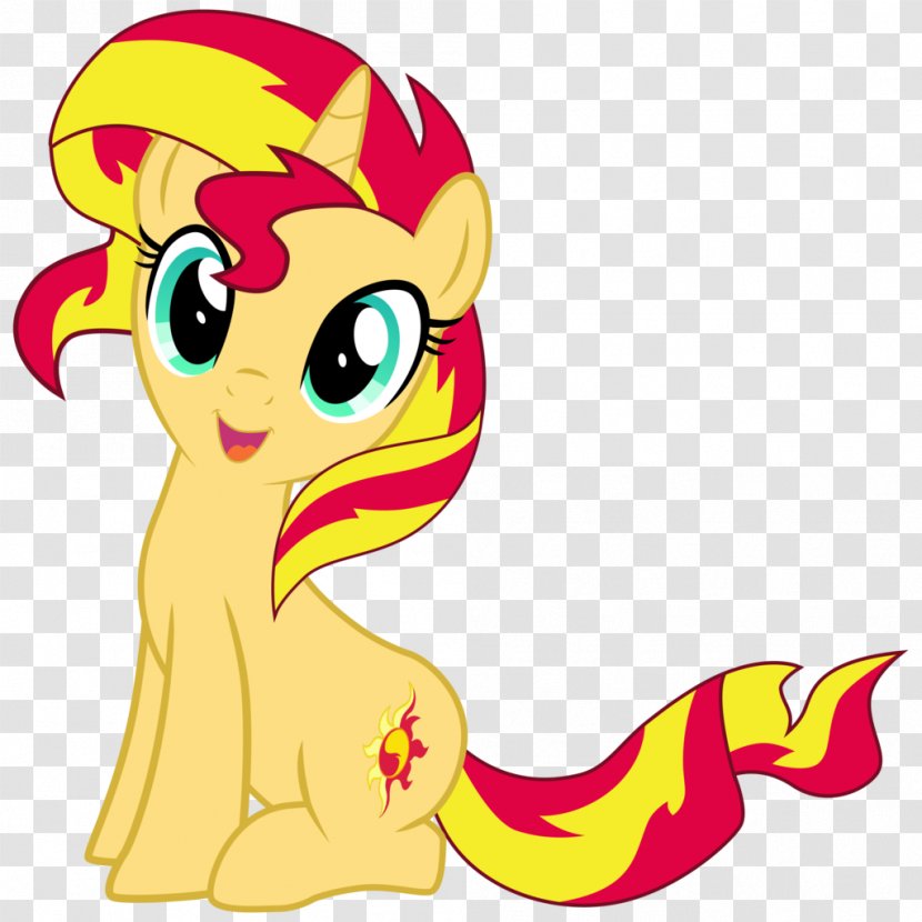 Sunset Shimmer Applejack Twilight Sparkle Pinkie Pie Rarity - Yellow Transparent PNG