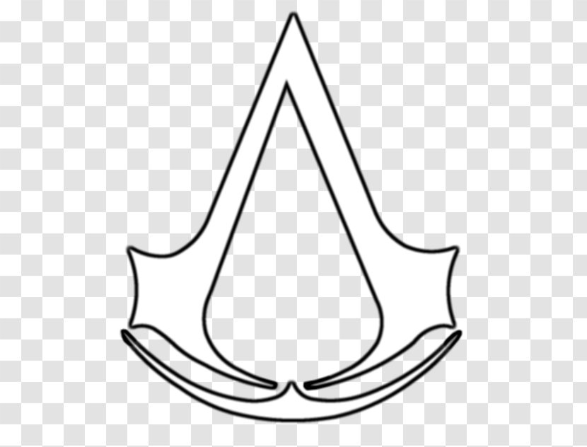 Assassin's Creed III Assassins Symbol Sign - Area - Kolorowanki Z Majkrafta Transparent PNG