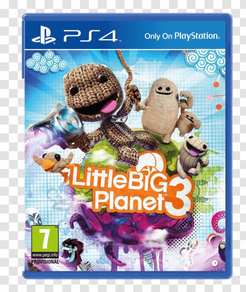 LittleBigPlanet 3 PlayStation 4 Video Games - Playstation - Littlebigplanet Transparent PNG