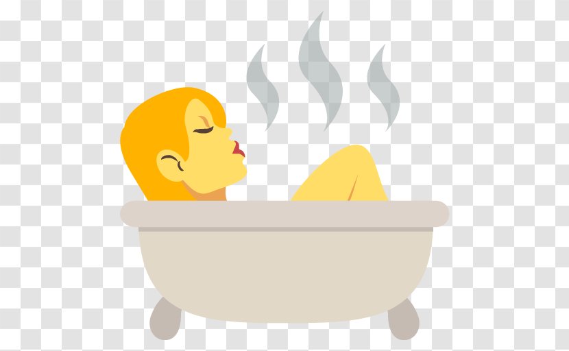 Emoji Smiley Emoticon Bathroom Bathtub - Sitting Transparent PNG
