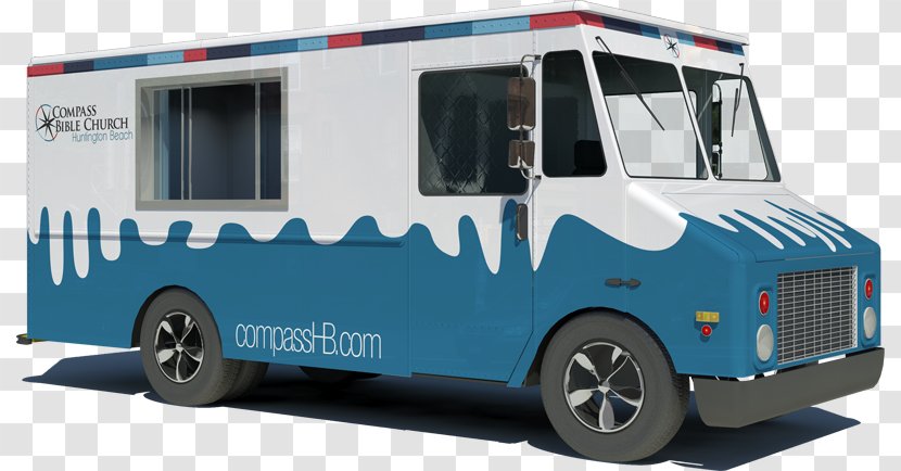 Ice Cream Van Frozen Yogurt Food Truck Street - Makers Transparent PNG