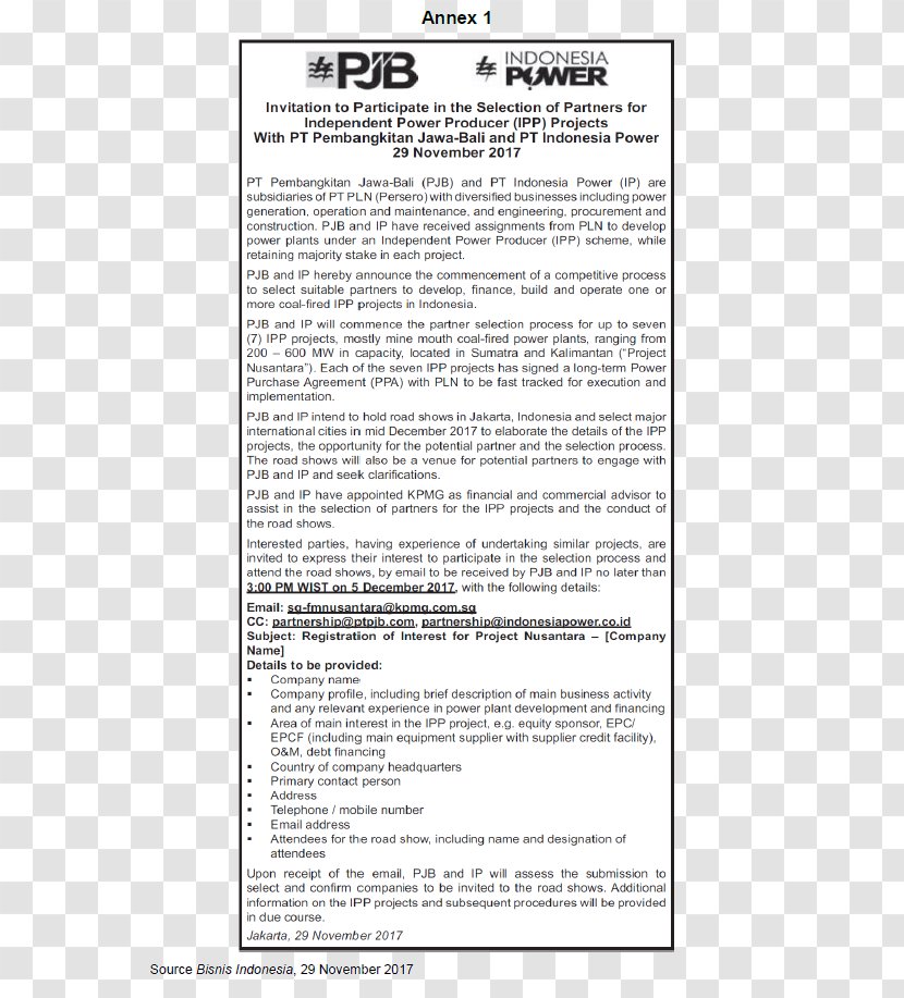 PT Pembangkitan Jawa-Bali Article Business Newspaper Perusahaan Listrik Negara - Information - Civilization Call To Power Transparent PNG