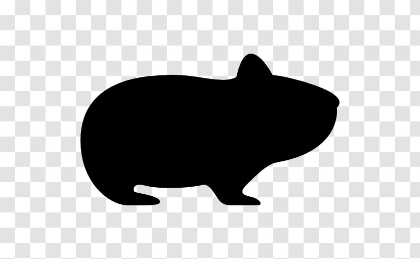 Hamster Rodent Silhouette Transparent PNG