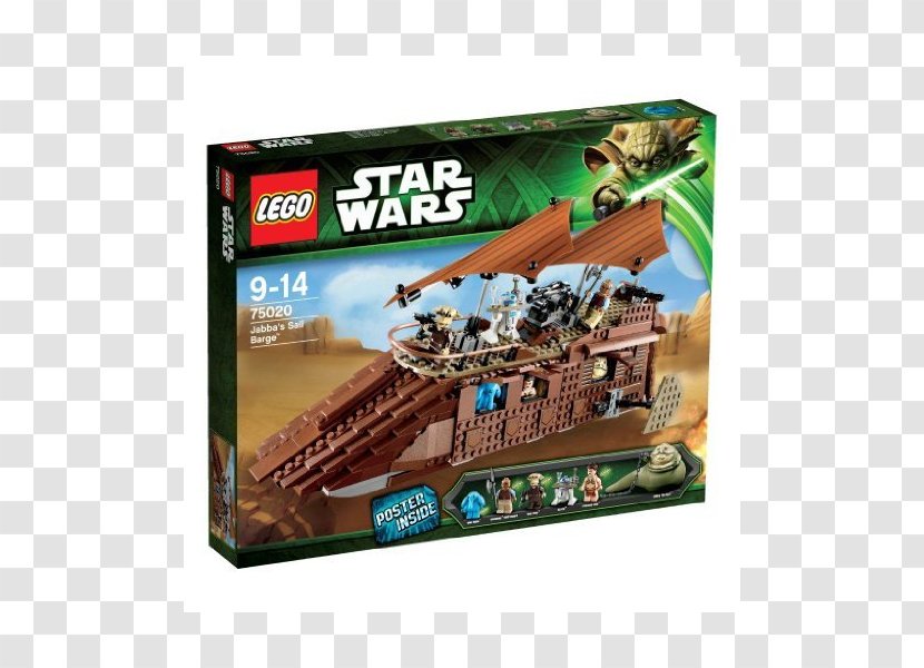 Jabba The Hutt Lego Star Wars LEGO 75020 Jabba's Sail Barge Minifigure Transparent PNG